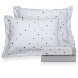 Jogo de Cama Queen 200 Fios Vintage Cubes Estampado