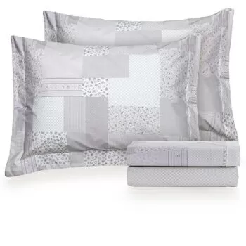 imagem de Jogo de Cama Queen 200 Fios Vintage Lucie - Kacyumara