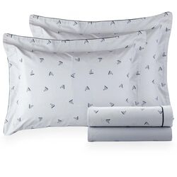 Jogo de Cama Queen 200 Fios Vintage Narion Estampado Claro