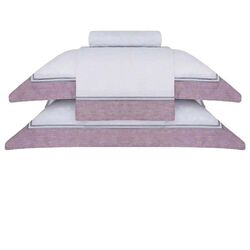 Jogo de Cama Queen 250 Fios Cosmopolitan Estampado vermelho