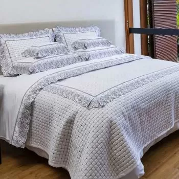 imagem de Jogo de Cama Queen 300 Fios Avallon - Artelassê