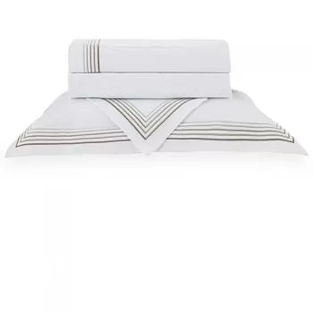 imagem de Jogo de Cama Queen 300 Fios Bordado Capadocia - Casa K