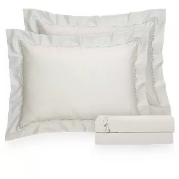 imagem de Jogo de Cama Queen 300 Fios Bordado Gardens - Casa K