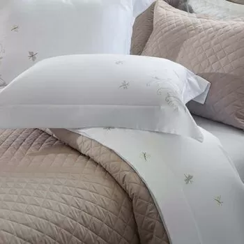 imagem de Jogo de Cama Queen 300 Fios Bordado Libelulle - Casa K