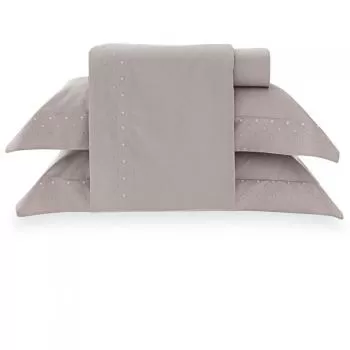 imagem de Jogo de Cama Queen 300 Fios Bordado Polinesy - Casa K