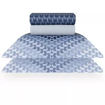 imagem de Jogo de Cama Queen 300 Fios Brasilidade - Naturalle Fashion