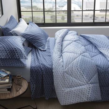 imagem de Jogo de Cama Queen 300 Fios Brasilidade - Naturalle Fashion