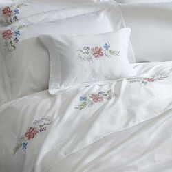imagem de Jogo de Cama Queen 300 Fios Camellia Bordado - Marken Fassi