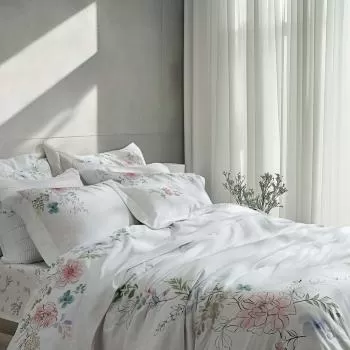 imagem de Jogo de Cama Queen 300 Fios Camellia Estampado - Marken Fassi