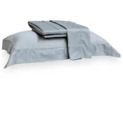 Jogo de Cama Queen 300 Fios Cordonê Cinza Brita