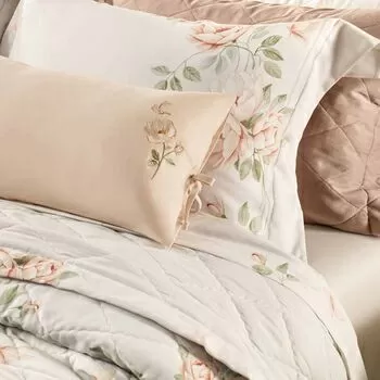 imagem de Jogo de Cama Queen 300 Fios Felícia - Karsten