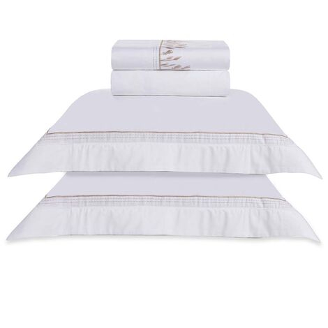 imagem do produto Jogo de Cama Queen 300 Fios Flora - Trussardi