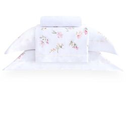 Jogo de Cama Queen 300 Fios Flora Estampado