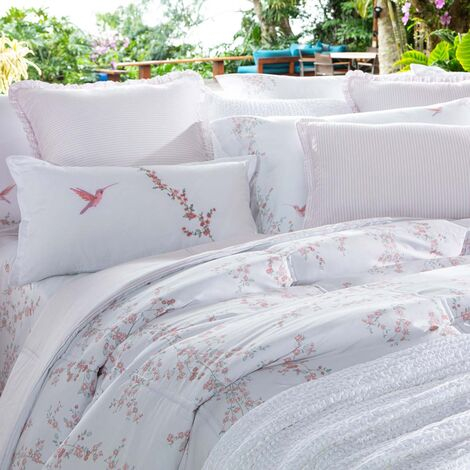 imagem do produto Jogo de Cama Queen 300 Fios Ilha Bela - Naturalle Fashion