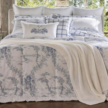 imagem de Jogo de Cama Queen 300 Fios Jardim de Toile - Naturalle Fashion