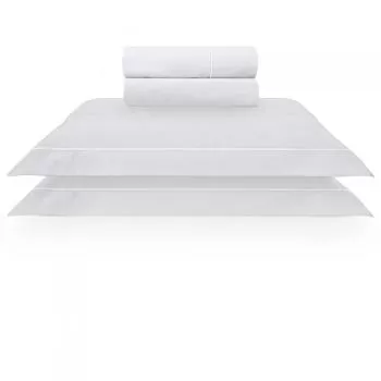 imagem de Jogo de Cama Queen 300 Fios Lázio Festonê Tinto - Casa K