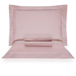 Jogo de Cama Queen 300 Fios Lázio Festonê Tinto Inrose/Cinza 4604