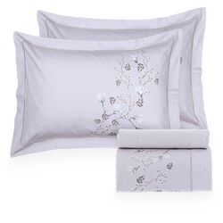 Jogo de Cama Queen 300 Fios Lázio Lysis Estampado Claro