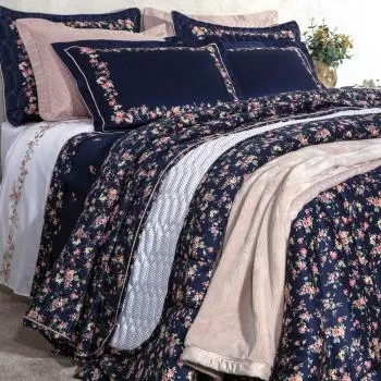 imagem de Jogo de Cama Queen 300 Fios Lázio Marry - Casa K