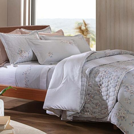 imagem do produto Jogo de Cama Queen 300 Fios Lázio Virginy - Casa K