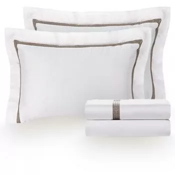 imagem de Jogo de Cama Queen 300 Fios Marconi - Trussardi