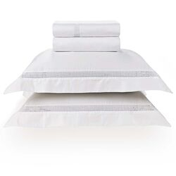 Jogo de Cama Queen 300 Fios Marconi Branco