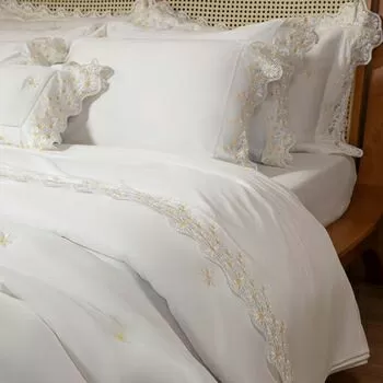 imagem de Jogo de Cama Queen 300 Fios Margaridas - Marken Fassi