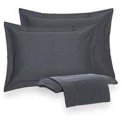 Jogo de Cama Queen 300 Fios Piolo Chumbo