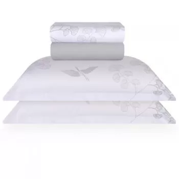 imagem de Jogo de Cama Queen 300 Fios Tsuru - Naturalle Fashion