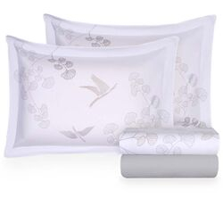 Jogo de Cama Queen 300 Fios Tsuru Estampado