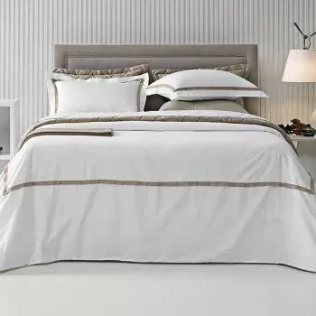 imagem de Jogo de Cama Queen 300 Fios Vercelli 240x280cm - Trussardi