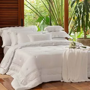 imagem de Jogo de Cama Queen 300 Fios Windsor Bordado - Naturalle Fashion
