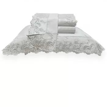 imagem de Jogo de Cama Queen 400 Fios Aurora - Marken Fassi