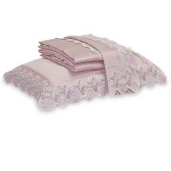 Jogo de Cama Queen 400 Fios Marbella Rosé