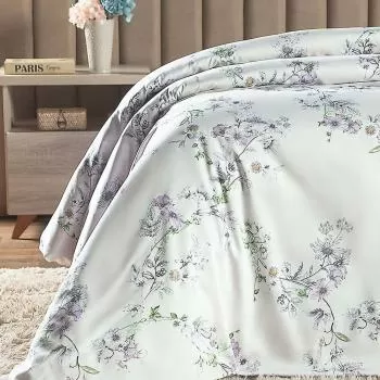 imagem de Jogo de Cama Queen 400 Fios Urban Garden Florís - Plumasul