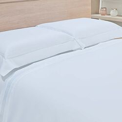 imagem de Jogo de Cama Queen 600 Fios Ponto Cheio Liso - Catran