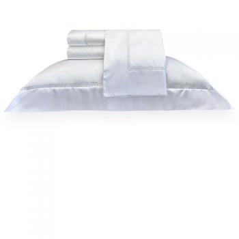 Jogo de Cama Queen 700 Fios Alpes Branco