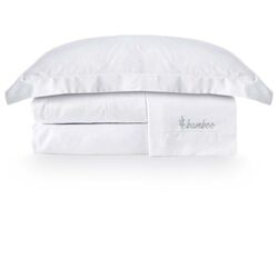 Jogo de Cama Queen Fibra de Bamboo Branco