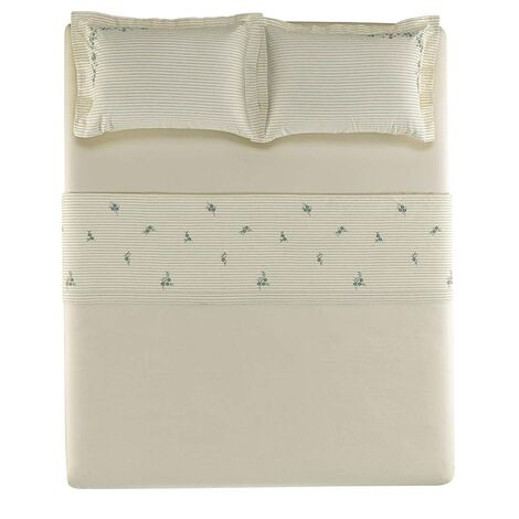 imagem do produto Jogo de Cama Queen Fio Tinto Bordado Elise - Karsten