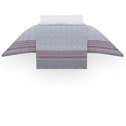 Jogo de Cama Solteiro 180 Fios British Rosa/002
