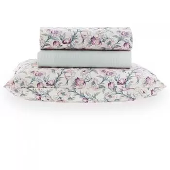 imagem de Jogo de Cama Solteiro 180 Fios Ciesta - Kacyumara