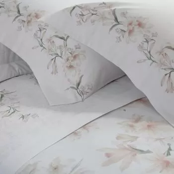 imagem de Jogo de Cama Solteiro 180 Fios Orquidário - Buddemeyer