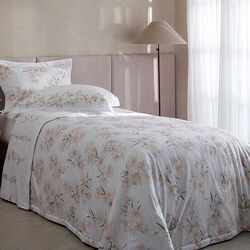 Jogo de Cama Solteiro 180 Fios Orquidário Estampado