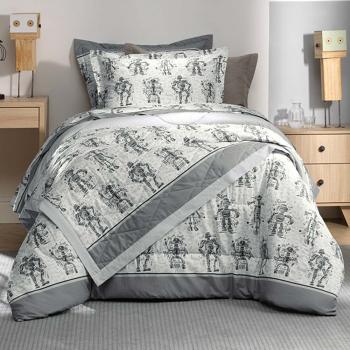 imagem de Jogo de Cama Solteiro 180 Fios Robs - Karsten