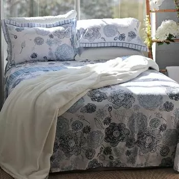 imagem de Jogo de Cama Solteiro 180 Fios Serena - Sonhare