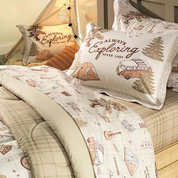 imagem de Jogo de Cama Solteiro 200 Fios Aventura - Karsten