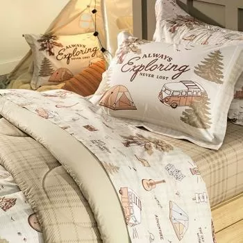 imagem de Jogo de Cama Solteiro 200 Fios Aventura - Karsten