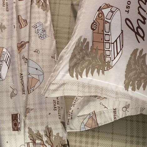 imagem do produto Jogo de Cama Solteiro 200 Fios Aventura - Karsten