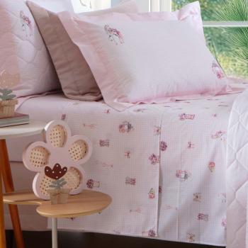 imagem de Jogo de Cama Solteiro 200 Fios Chloe - Kacyumara