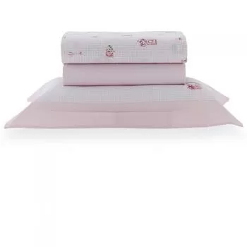 imagem de Jogo de Cama Solteiro 200 Fios Chloe - Kacyumara